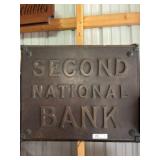 Composition National Bank Sign