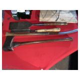Unsigned Slick w/ Chisel & Splitting Axe