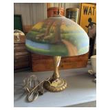 Reverse Painted Table Light