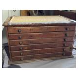 Five Drawer Spool Cabinet