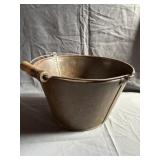 Vintage Tin Ash Pail