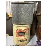 Milk Box w/ Pretzel Tin