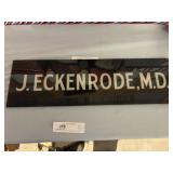 Glass Name Plate