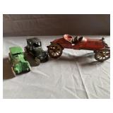 (3) Antique Cast Metal Toy Vehicles