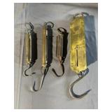 (4) Antique Spring Scales