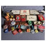 Large Asst. Vintage Tobacco & Adv. Tins
