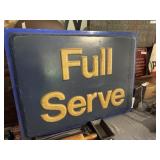 Plastic Full Service Sign