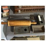 Cat Troughs w/ Rolling Pin & Pruning Saw