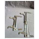 2 Vintage Brake Drum Gages