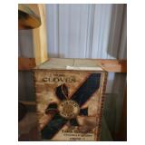 Slide Lid Wooden Spice Box