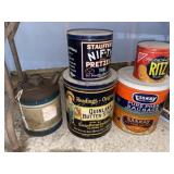 Fuel Can w/ Advertising Tins