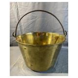 19th C. Brass Pail