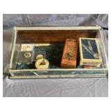 Countertop Display Case w/ Promo Items & Clippers