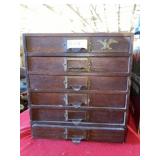 6 Drawer File Box