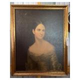 Unsigned Oil on Board Portrait