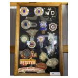 Showcase w/ Automotive License Plate Plaques