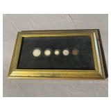 Framed US Silver Coins
