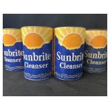 (4) NOS Cleaner Tins