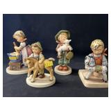 (4) Hummel Figurines