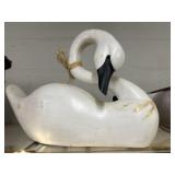 Machine Carved Swan