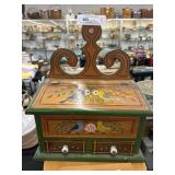 Slant Lid Paint Dec. Wall Box