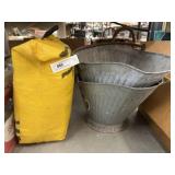 (2) Ash Buckets w/ Archery Target