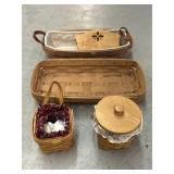 (4) Longaberger Baskets