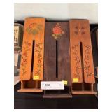 (3) Wooden Match Safes