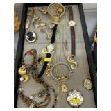 Asst. Costume Jewelry & Wristwatches