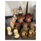 Grp. Vintage Novelty Seasonal Candles