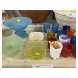 Toothpick Holders w/ Asst. Art Glass