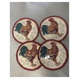 (4) Braided Chair Pads