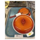 (2) Pcs. Belgium Enameled Cookware