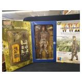 (2) 11" Military Action Figures