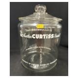 Curtiss Glass Candy Canister