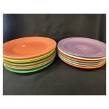 (13) Fiestaware Plates