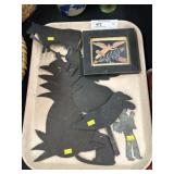 Tin Silhouettes w/ Folk Art Print