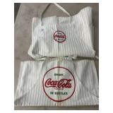 (2) NOS Coca-Cola Aprons