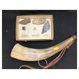Fossils w/ Cont. Powder Horn
