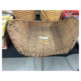 Antique Split Ash Woven Basket