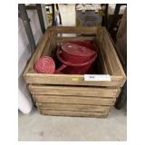 Sprinkling Can w/ Fruit Crate