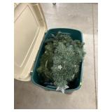Storage Tote w/ Artificial Tree
