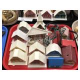 Grp. Japan Plastic Lighted Christmas Houses