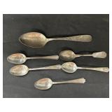 (6) Sterling Silver Spoons