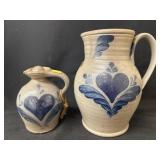 2 Pcs. Contemporary Salt Glazed Pottery