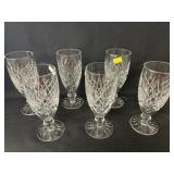 (6) Waterford Crystal Goblets