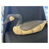 Signed Carved Goose Decoy