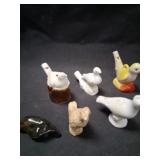 9 Antique Penny Whistles