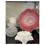 Grp. Hobnail & Art Glass
