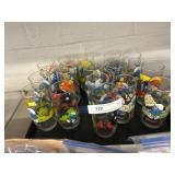 Asst. Vintage Smurf Character Glasses